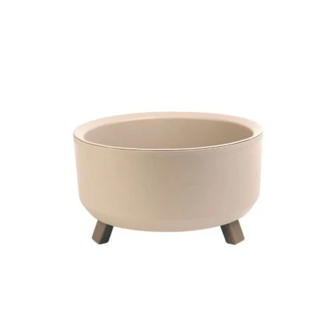 Кашпо 2,25л 12,5*22см пластик ГРАЦИЯ прайм пудровый (12)