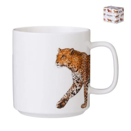 Кружка 400мл фарфор Animal World ЛЕОПАРД (24)