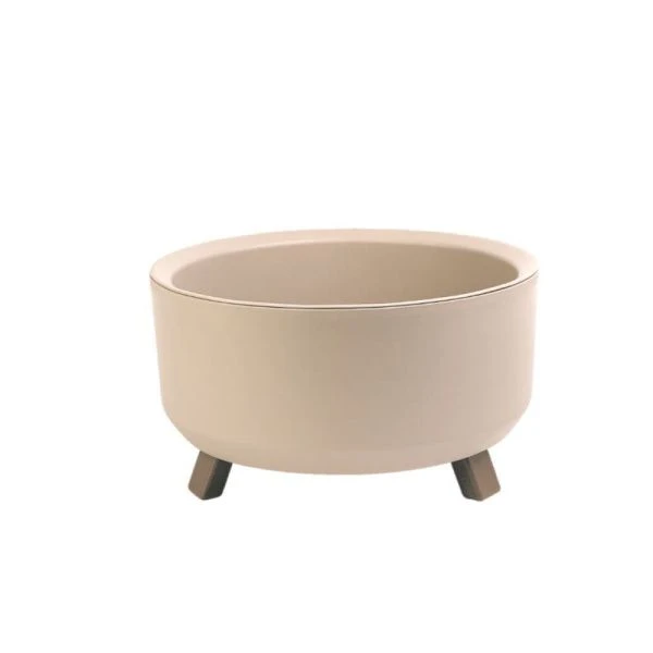 Кашпо 2,25л 12,5*22см пластик ГРАЦИЯ прайм пудровый (12)