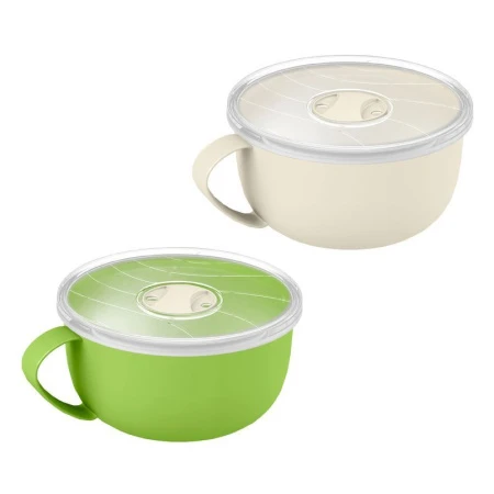 Бульонница 500мл пластик с ваакумной крышкой (18)