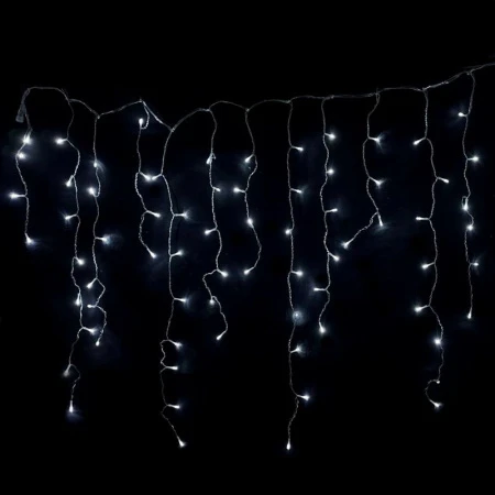 Гирлянда эл. уличная 2м 350LED холодный белый 8р 31В, бахрома 40-90см JC-15362 (60)