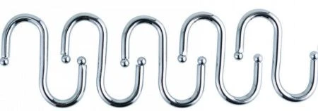 Набор крючков для рейлинга металл 5шт. JC-159/МХ-037/XSL-IA3030 (100)