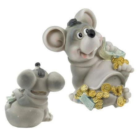 Копилка Мистер Крыс полистоун 8*8*10см (72)