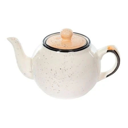 Чайник заварочный 510мл керамика Аэрография КРЕМОВЫЙ БРИЗ (18)