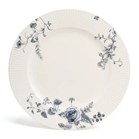 Тарелка мелкая 27см фарфор Blue Garden обеденная (4/24)