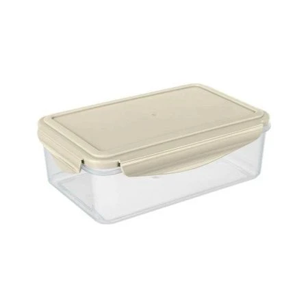 Контейнер пищевой СВЧ 1,1л пластик SMART LOCK светло-серый 200*130*70мм (28)