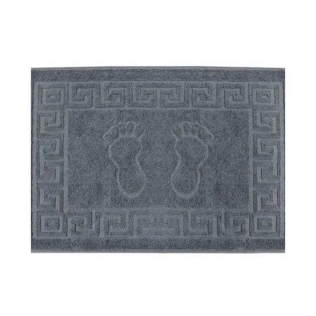 Коврик в ванную хлопок махровый 50*70см серый м7704_11 S