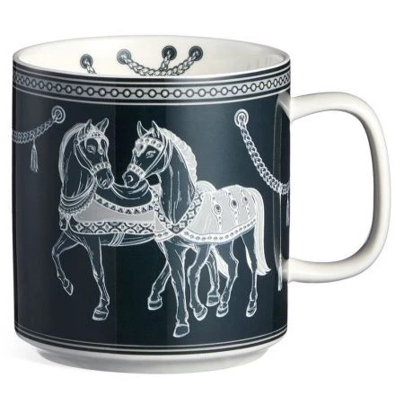 Кружка 400мл фарфор Horse club (36)