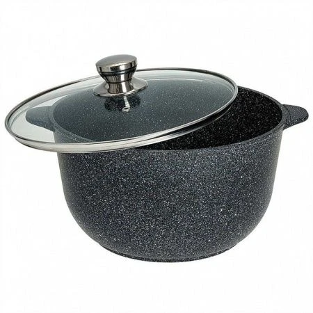 Казан 8л алюминий АП МЕГАЛИТ 14 стекл.крышка в инд.упаковке (3)