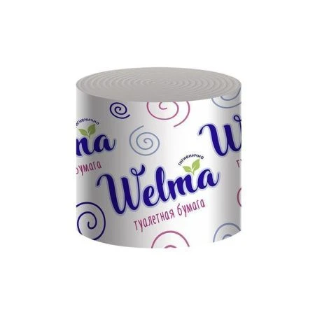 Бумага туалетная WELMA однослойная (40) ВЫВОД