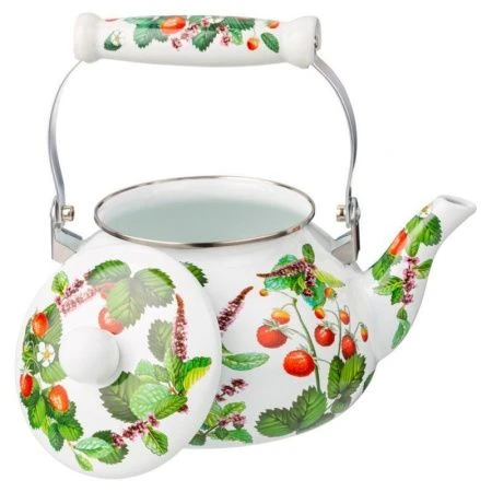 Чайник 2,5л эмаль ФРУКТОВАЯ КОРЗИНА (6)