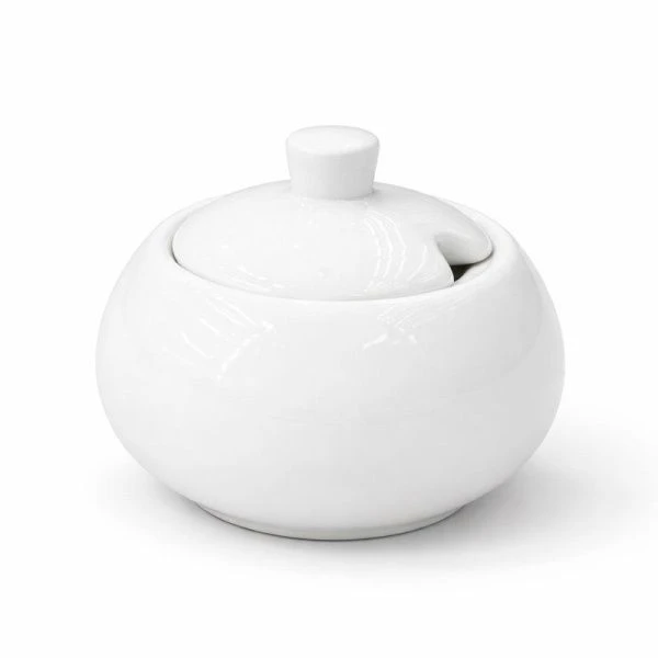 Сахарница 320мл 7,5*6,5см фарфор Forma White 201г подар.уп BW20-19/1C/JC-18239 (48)