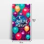 Конверт для денег бумага 16,5*8см Разноцветные шары (10)