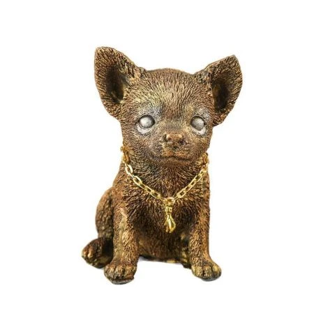 Копилка Щенок Чихуа 19*15см полистоун (1) Копилка Щенок Чихуа 19*15см полистоун (1)