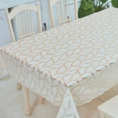 Клеенка ПВХ ажурная MONICA крем 1,37*20м