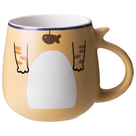 Набор для завтрака 2пр (салатник 500мл, кружка 450мл) фарфор Cat (16)