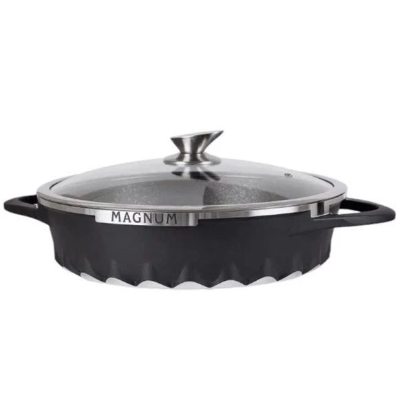 Кастрюля 2,2л алюминий АП со стекл.крышкой 20см (6)