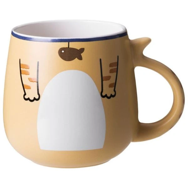 Набор для завтрака 2пр (салатник 500мл, кружка 450мл) фарфор Cat (16)