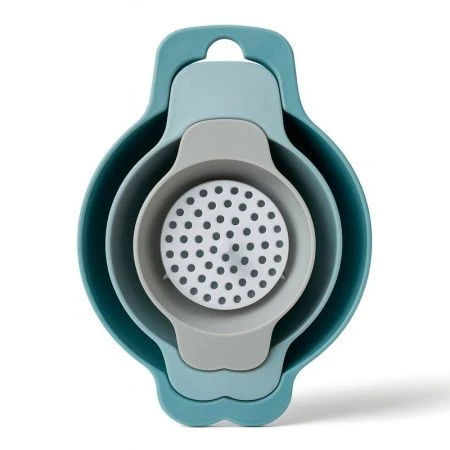 Воронка с ситом 3пр пластик LC096785 (120) JC-18078