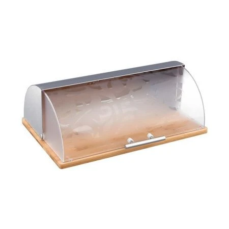 Хлебница 38*27*14см дерево/пластик с комбинир.крышкой (4)