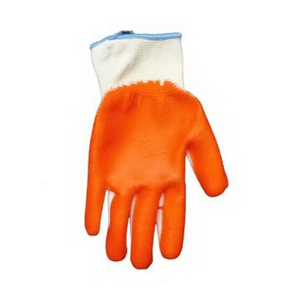 Перчатки рабочие синтетические с сплошным ПВХ напылением 8 размер JC-3057 (1пара-20гр) (600)