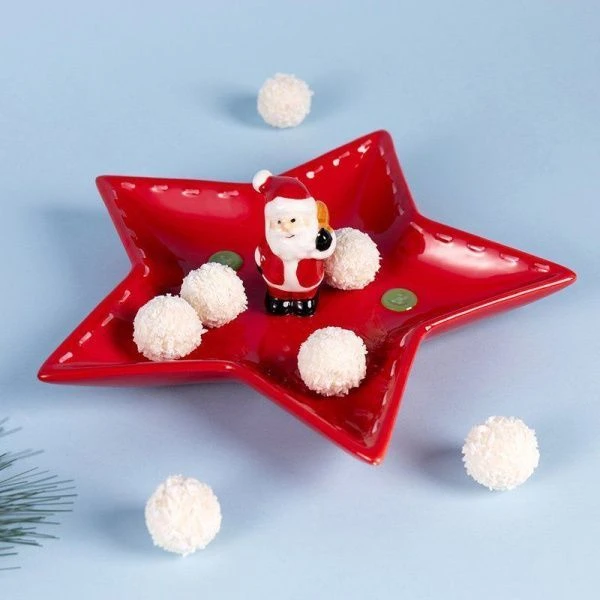 Блюдо 25,5*24*7,5см керамика Christmas Gift (12)