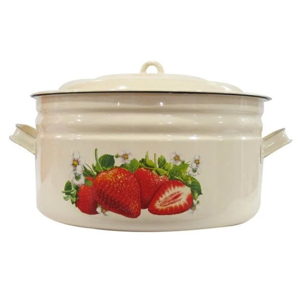 Бак 18л эмаль СОЧНАЯ КЛУБНИКА кремовый С-28261/4Км (1)