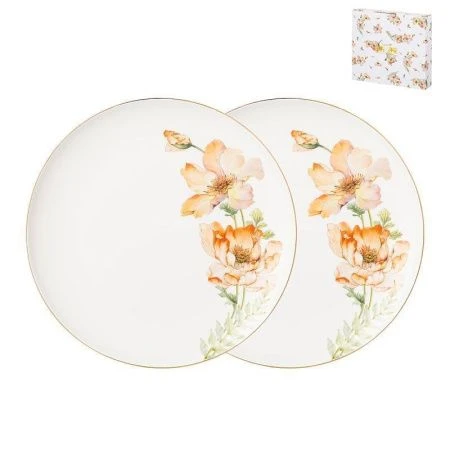 Тарелки мелкие набор 2шт 25,5см фарфор Sense обеденные (16)