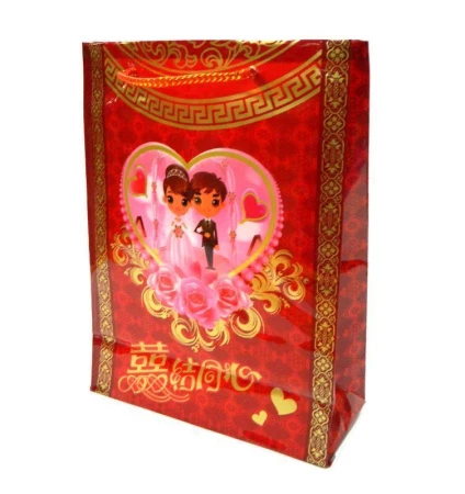 Пакет пластик 23*18*7,5см Свадебный танец JC-1954/С-2101 (1200)