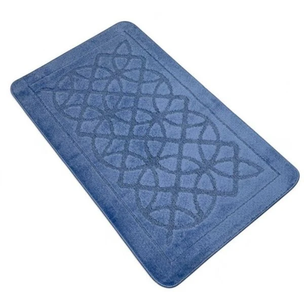 Коврик в ванную полипропилен 50*80см MAXIMUS 6957 STAR BLUE голубой 2534
