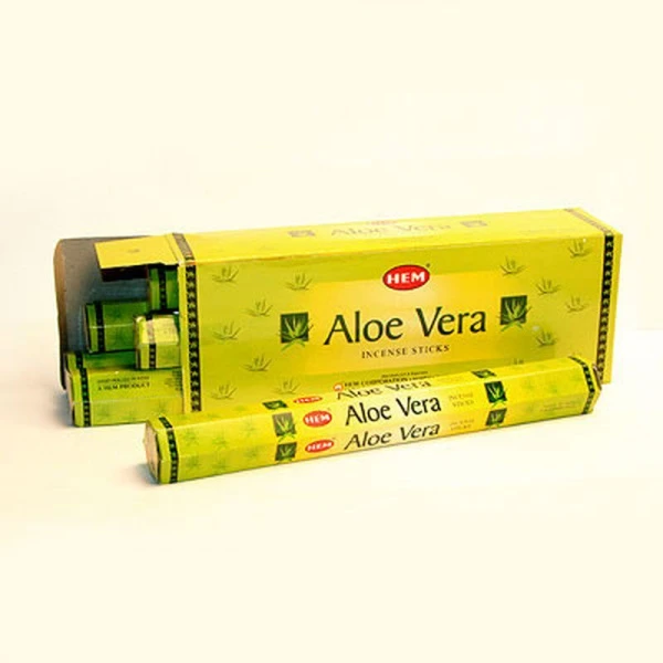 Благовония шестигранник 20 палочек HEM Aloe Vera Алое вера 186AV (6) Благовония шестигранник 20 палочек HEM Aloe Vera Алое вера 186AV (6)