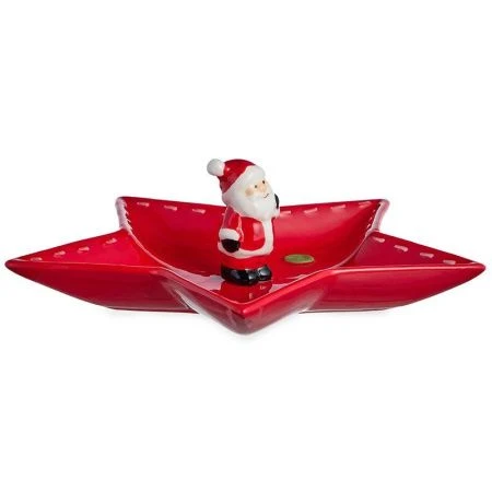 Блюдо 25,5*24*7,5см керамика Christmas Gift (12)