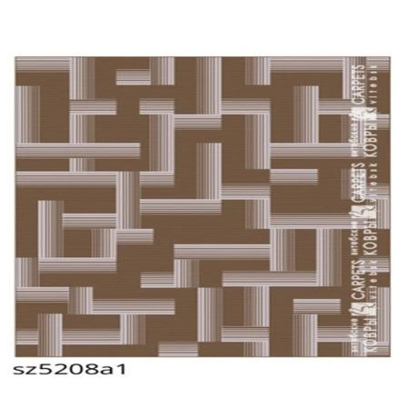 Циновка 50*80см полипропилен/хлопок МАТЕ TPE серо-кофейный sz5208a1 (1)