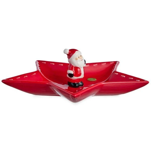 Блюдо 25,5*24*7,5см керамика Christmas Gift (12)