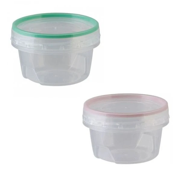 Контейнер пищевой 300мл 100*100*65мм пластик ПРЕМИУМ с завинчивающейся крышкой (30)