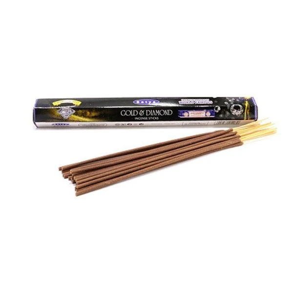 Благовония 20 палочек SATYA Gold & Diamond Золото и Бриллианты SH-GOL (6)