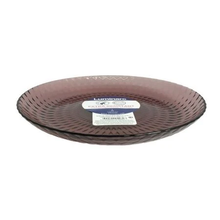 Тарелка мелкая 19см стекло ИДИЛЛИЯ ЛИЛАК десертная (24)