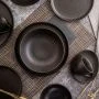 Салатник 500мл 15см фарфор ROCK BLACK DM8023 (6)