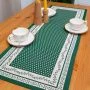 Салфетка новогодняя 40*100см гобелен НИДЕРЛАНДЫ зеленый