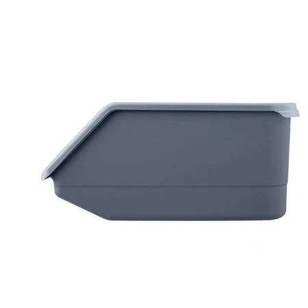 Контейнер для овощей 7,6л 323*220*148мм пластик серый (18)