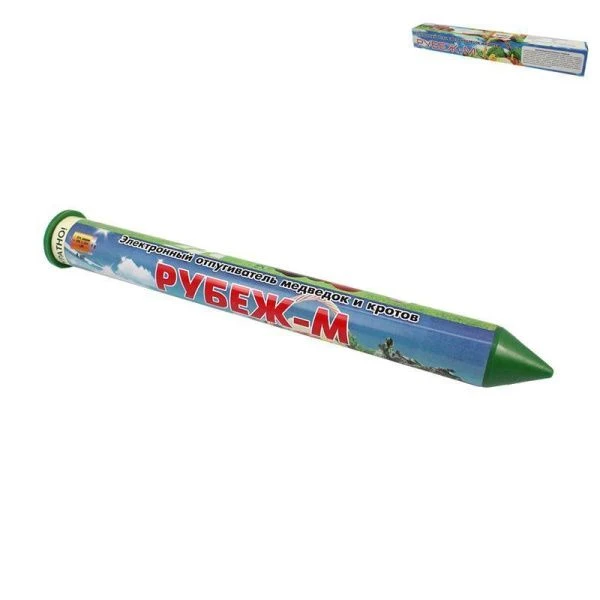 Отпугиватель электронный пластик от медведок и кротов, радиус действия 20-25м Рубеж-М (24)