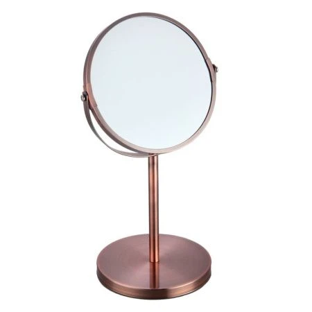Зеркало двухстороннее на ножке 34,5см металл/стекло с увеличением 300%, бронза UniStor ANTIUQ (12)