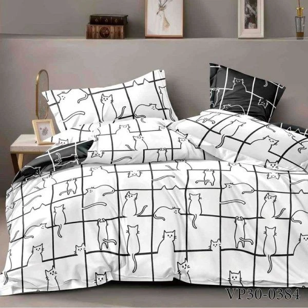 КПБ 2сп поплин с европростыней З/Л окантовка (пр.215*240, под.180*215, нав.70*70*2) (ЗЛПО30-1484)