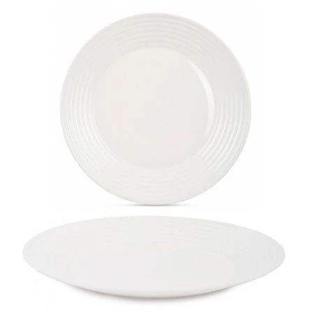 Тарелка мелкая 27см стеклокерамика АРЕНА обеденная 51384 (24)