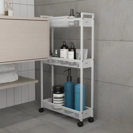 Этажерока металл 44,6*13*79,2см ВИШЕРА 13 белая