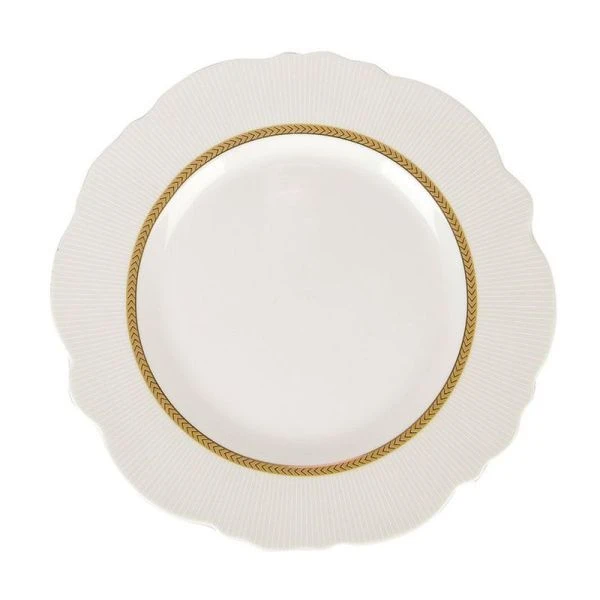 Тарелка мелкая 26,5см фарфор White chic обеденная (6/24)