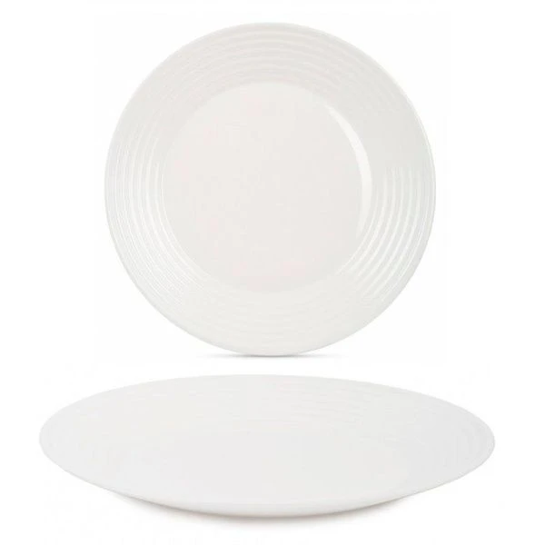 Тарелка мелкая 27см стеклокерамика АРЕНА обеденная 51384 (24)