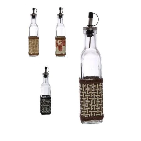 Бутылка для масла 300мл стекло с декором CY-33A (48)