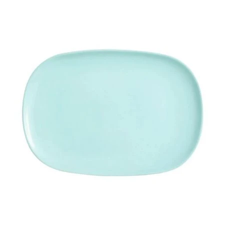 Блюдо 34см стеклокерамика ДИВАЛИ ЛАЙТ ТЮРКУАЗ овальное P9797 (12)
