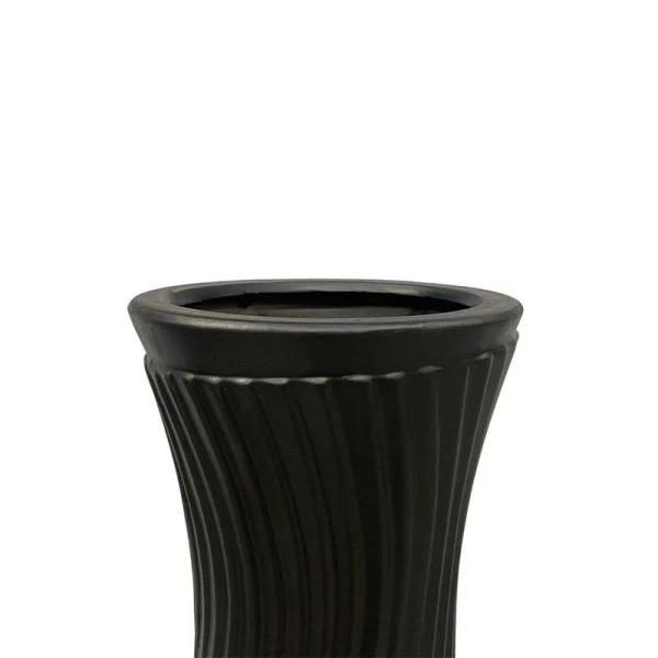 Ваза для сухоцветов 60см керамика черная JC-15993 (8)